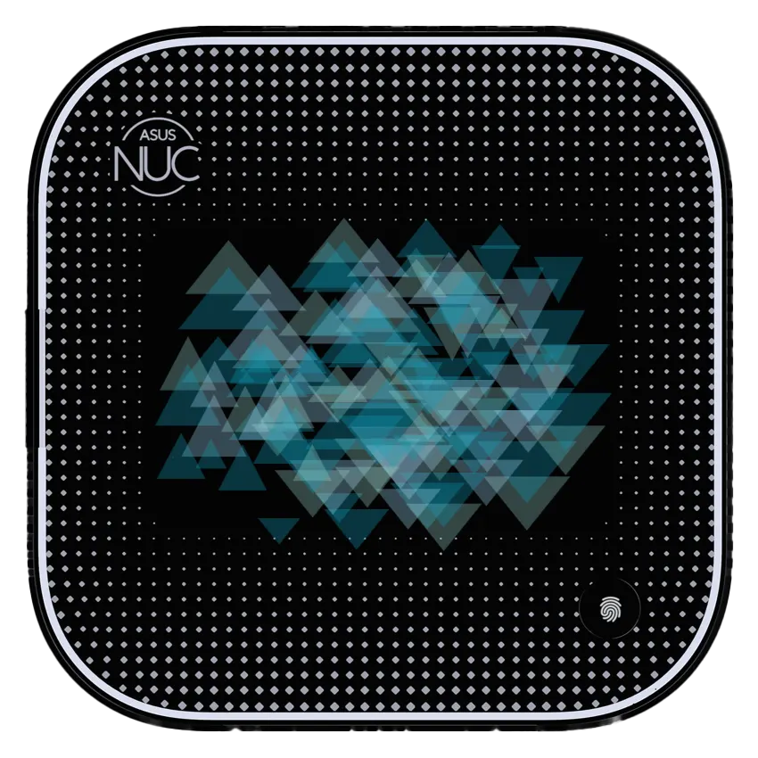 Komputer ASUS® NUC 14 Pro AI w widoku z góry